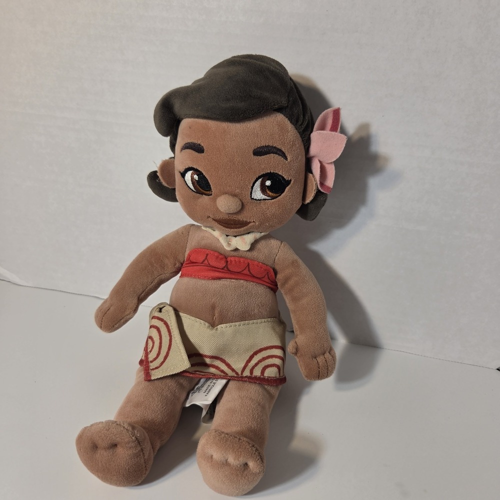 Disney Store Exclusive Animators 9" Baby Princess Moana Plush Toddler Doll Toy